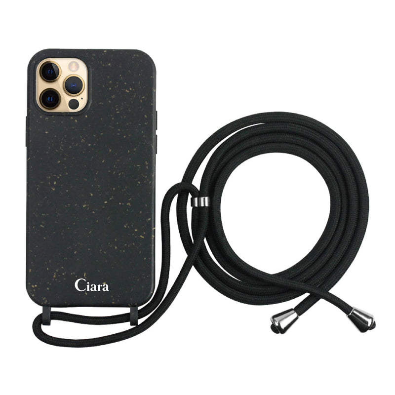 iPhoneケース サスティナブルストラップケース ロゴ