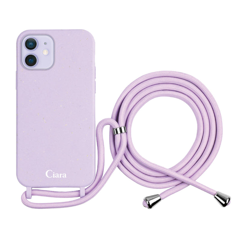 iPhoneケース サスティナブルストラップケース ロゴ