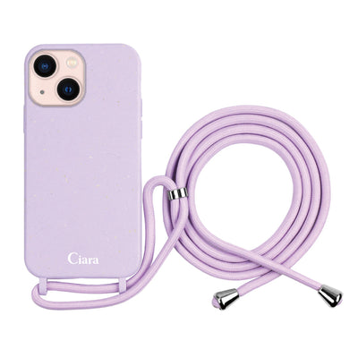 iPhoneケース サスティナブルストラップケース ロゴ