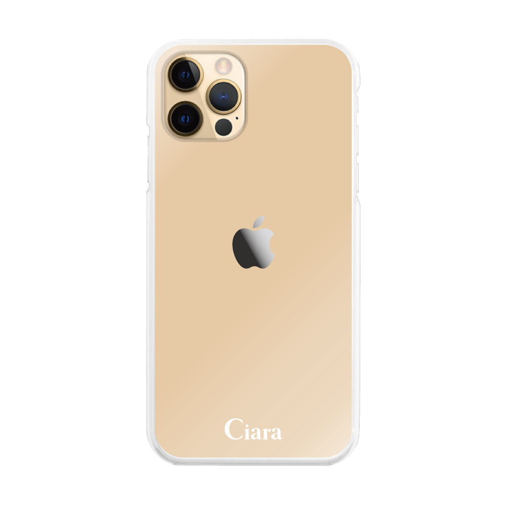 iPhoneケース ハイブリッド クリアケース ロゴ