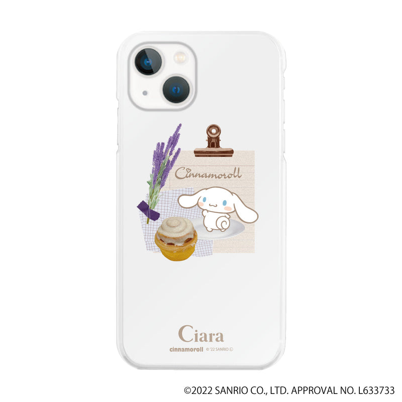 iPhoneケース ハイブリッド クリアケース シナモンカフェ