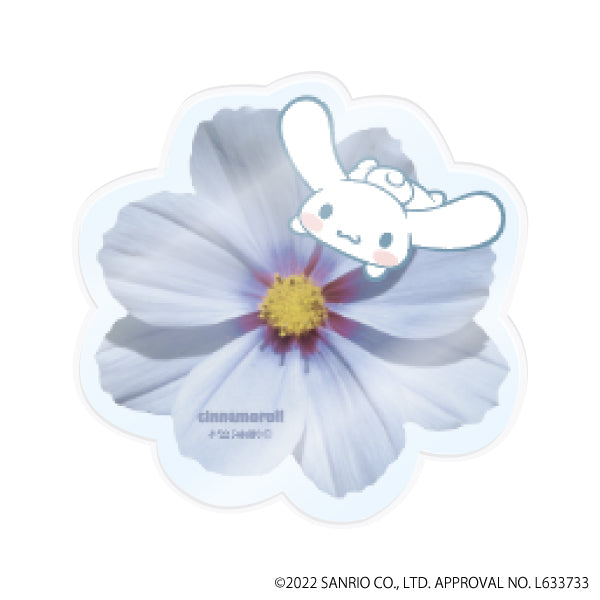 スマホグリップ スマホアクセサリー シナモンフラワー Blue