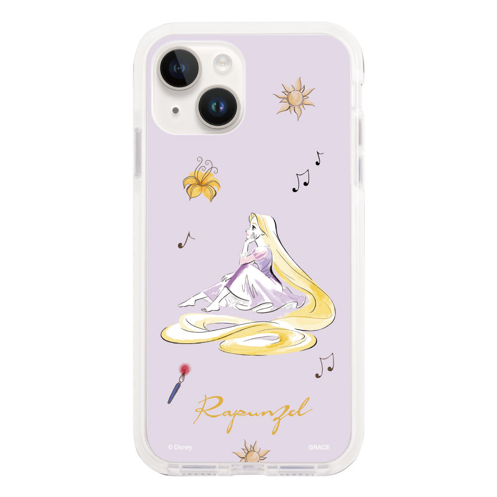 iPhone14ケース】 クッションバンパー Disney100 WATERCOLOR PRINCESS Rapunzel(ディズニー100  ウォーターカラープリンセス ラプンツェル) | iPhone スマホケース/アクセサリーCiara(シアラ)