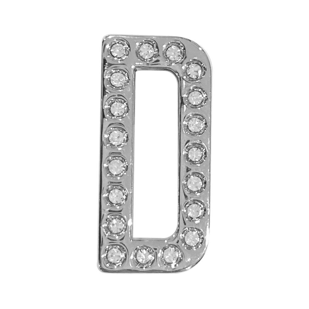 バンドチャーム チャーム バンドビジューイニシャル シルバー