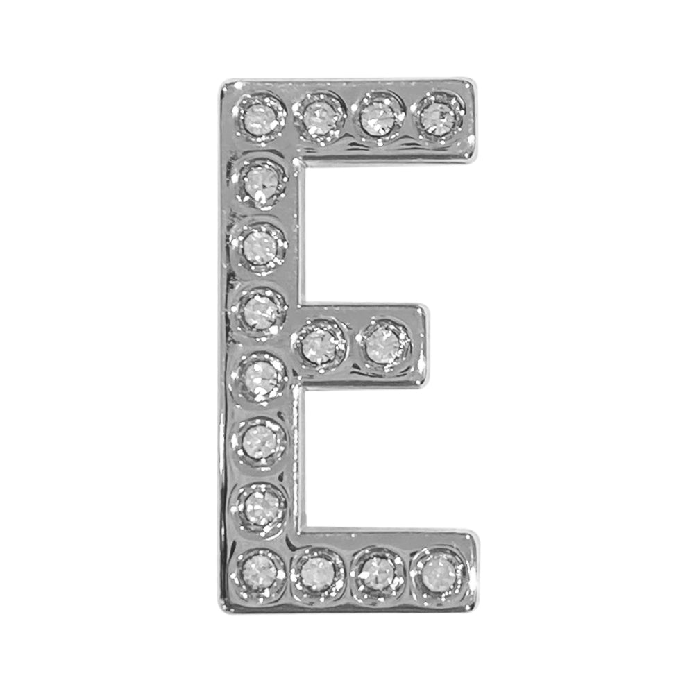 バンドチャーム チャーム バンドビジューイニシャル シルバー