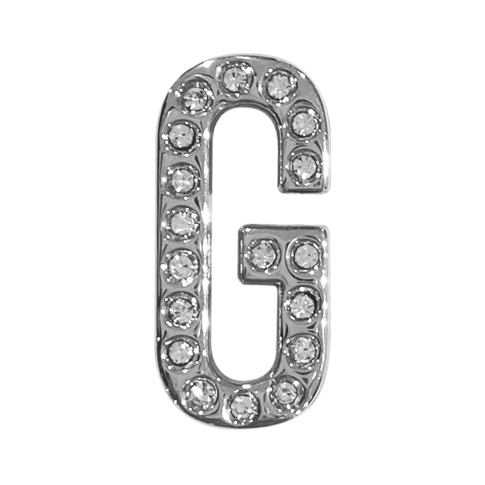 バンドチャーム チャーム バンドビジューイニシャル シルバー