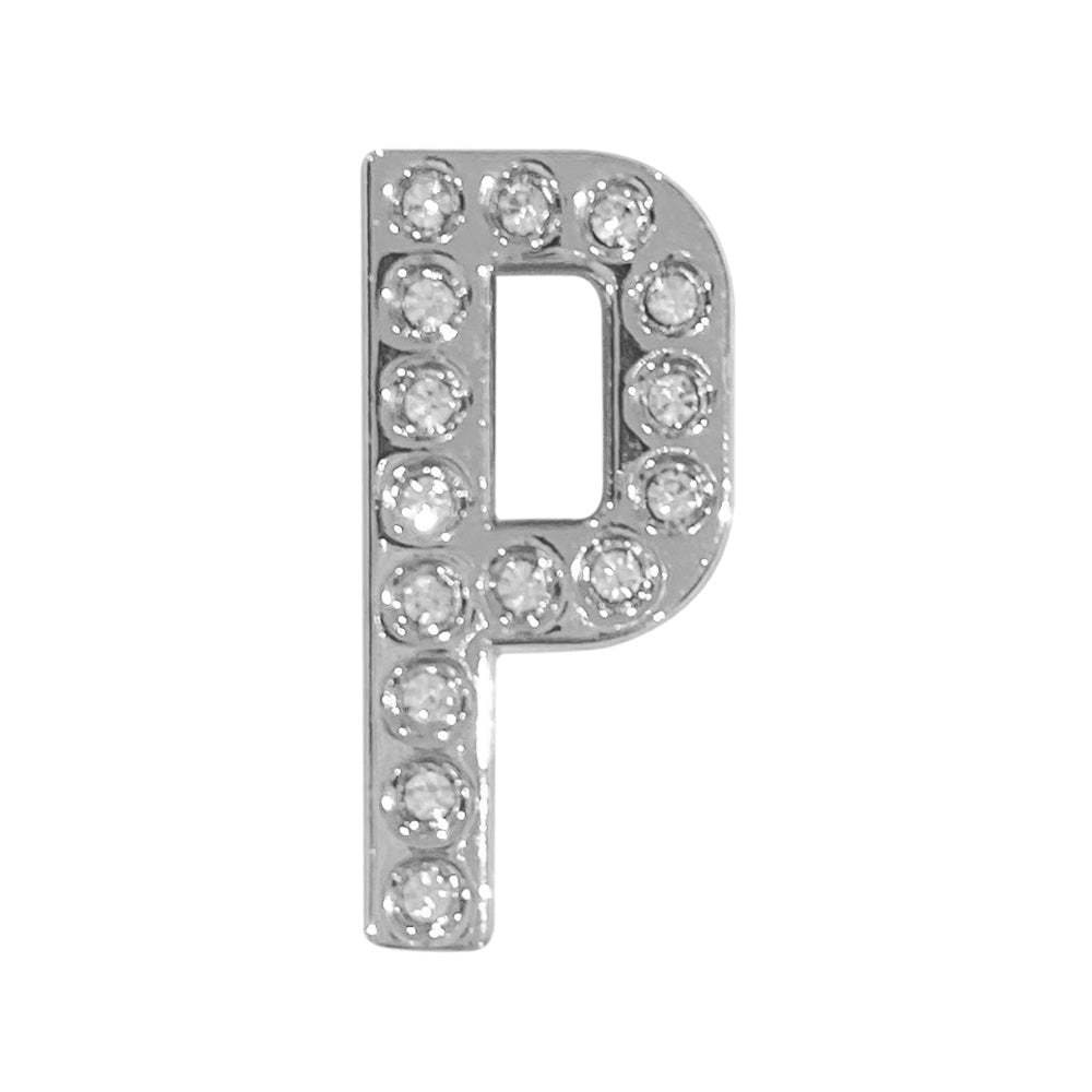 バンドチャーム チャーム バンドビジューイニシャル シルバー