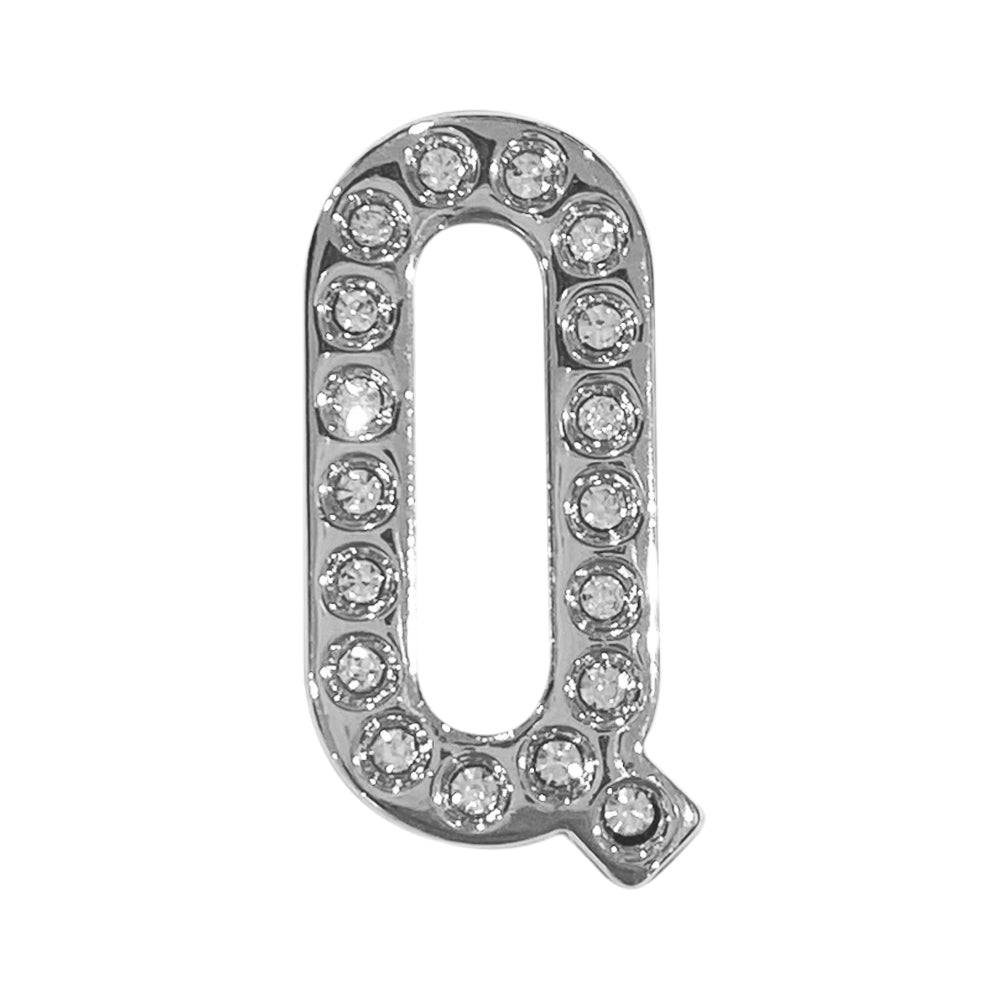 バンドチャーム チャーム バンドビジューイニシャル シルバー