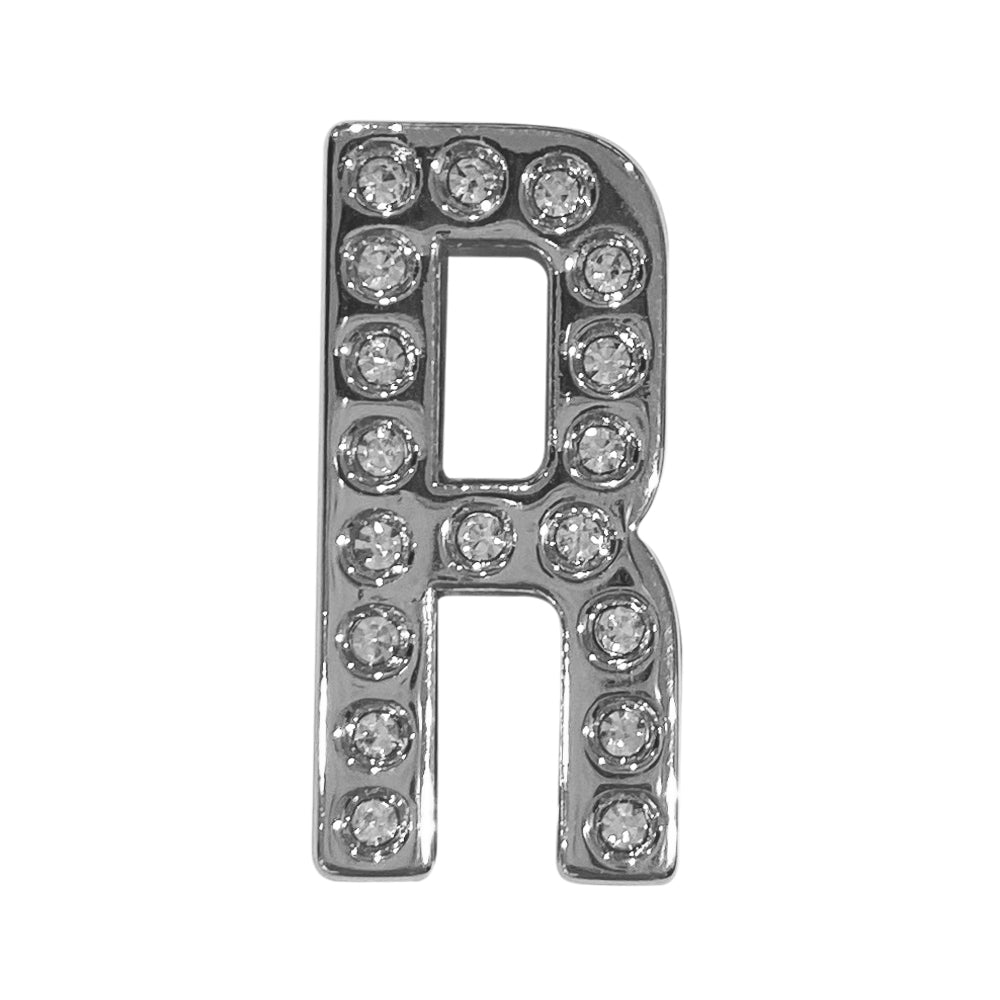 バンドチャーム チャーム バンドビジューイニシャル シルバー