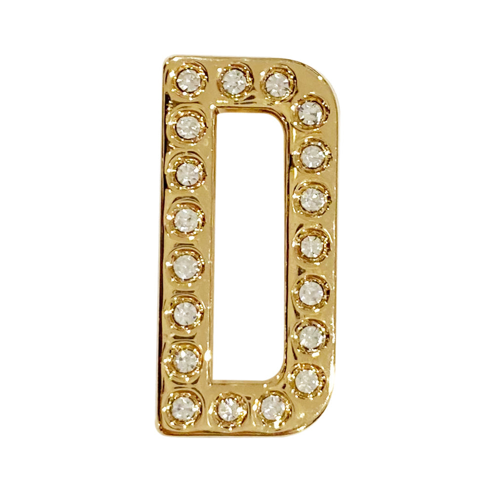 バンドチャーム チャーム バンドビジューイニシャル ゴールド