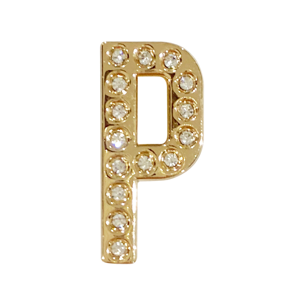 バンドチャーム チャーム バンドビジューイニシャル ゴールド