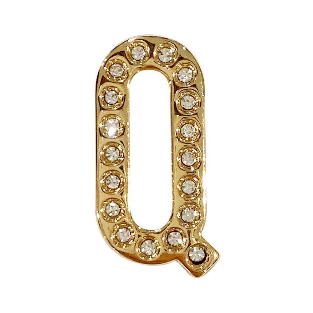 バンドチャーム チャーム バンドビジューイニシャル ゴールド