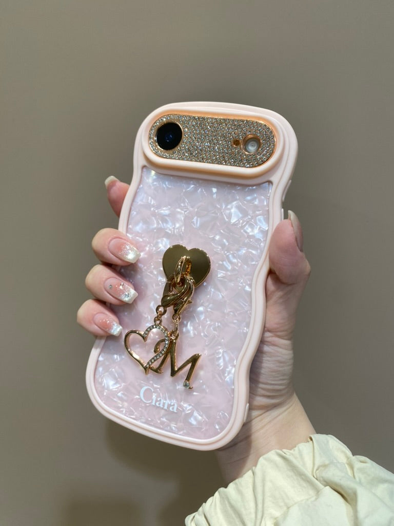 ウェーブフレームロゴクリアケースカスタム