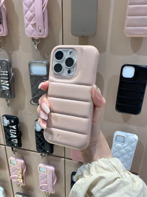 ロゴステッチレザーケースカスタム