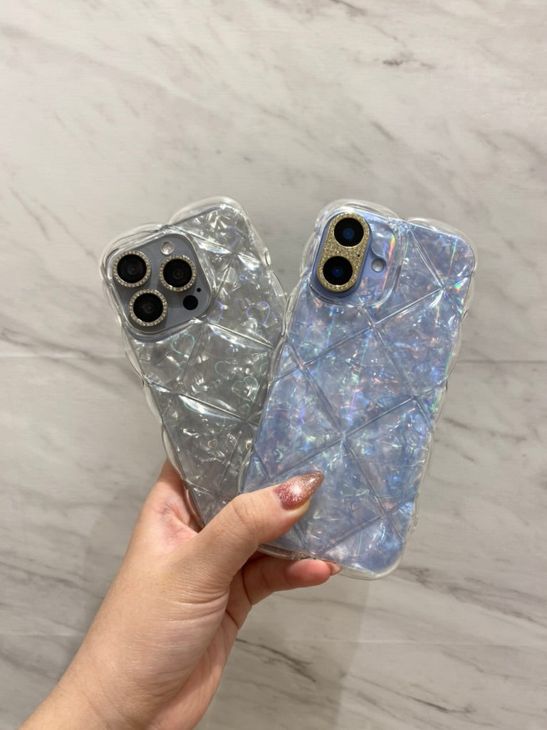 キルティング TPUクリアケースカスタム