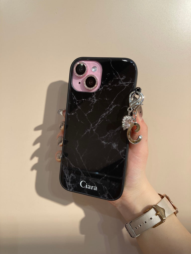 強化ガラスマーブルケースカスタム