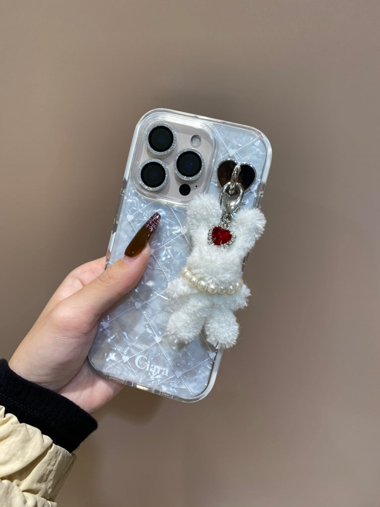 ホワイトクッションバンパーケースカスタム