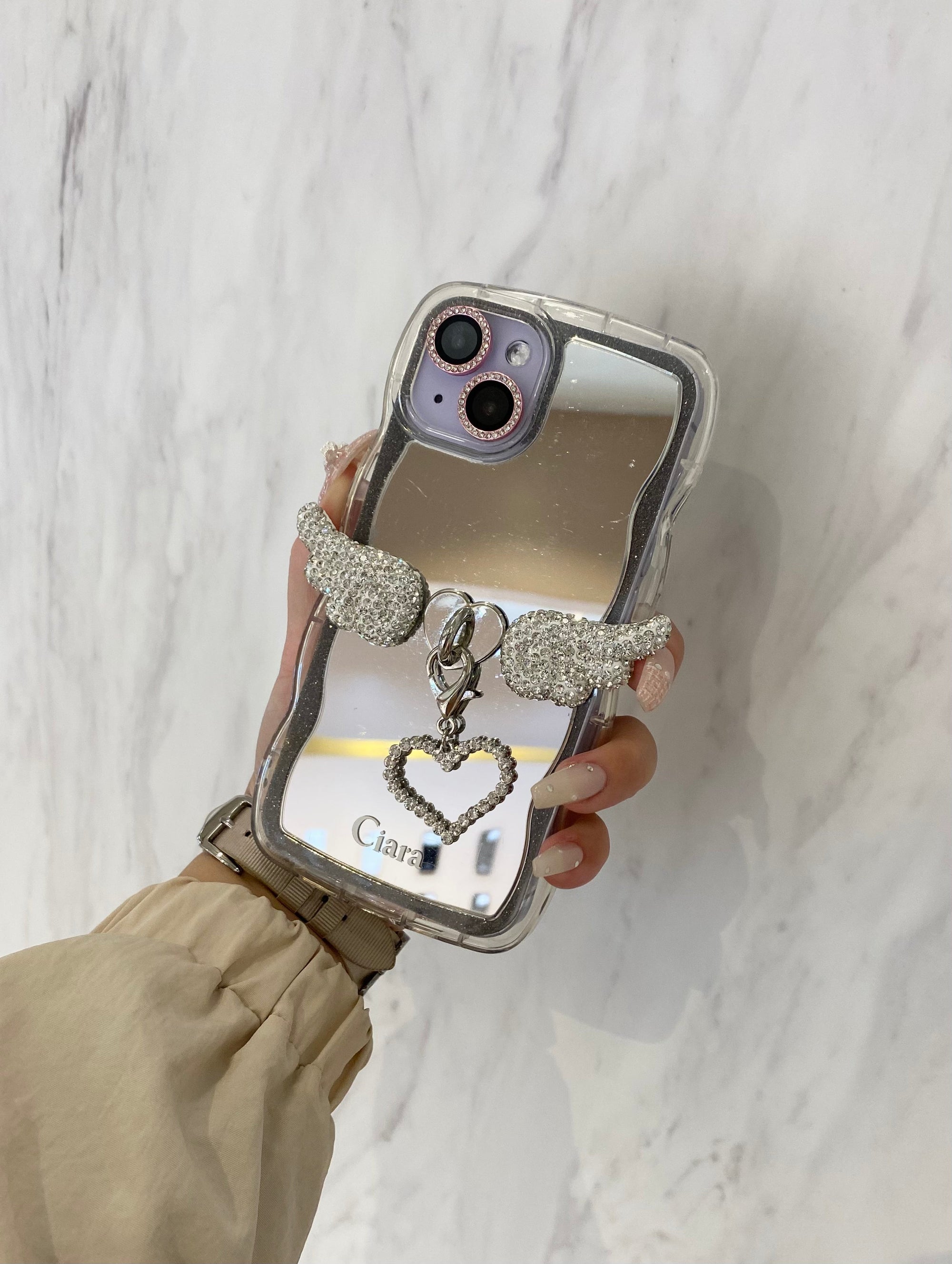 クリアウェーブミラーケースカスタム