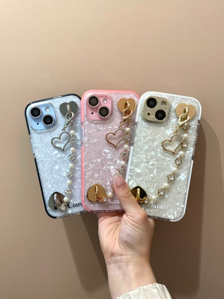 チャーム】 チャーム HALF BIJOU HEART CHARM(ハーフビジューハート