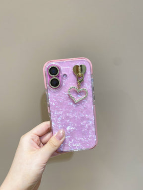 ピンクロゴケースカスタム