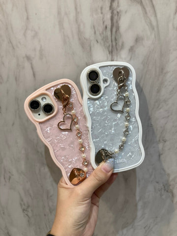 ウェーブフレームクリアケースカスタム