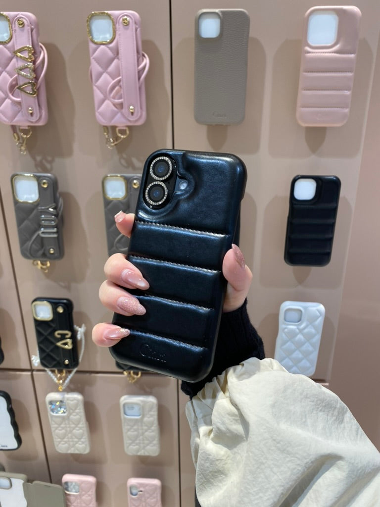 ステッチ PUロゴレザーケースカスタム