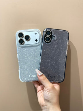 クッションバンパ 耐衝撃TPUロゴクリアケースカスタム