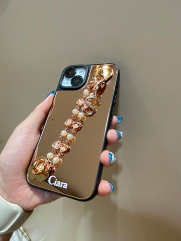 ピンクミラーケースカスタム