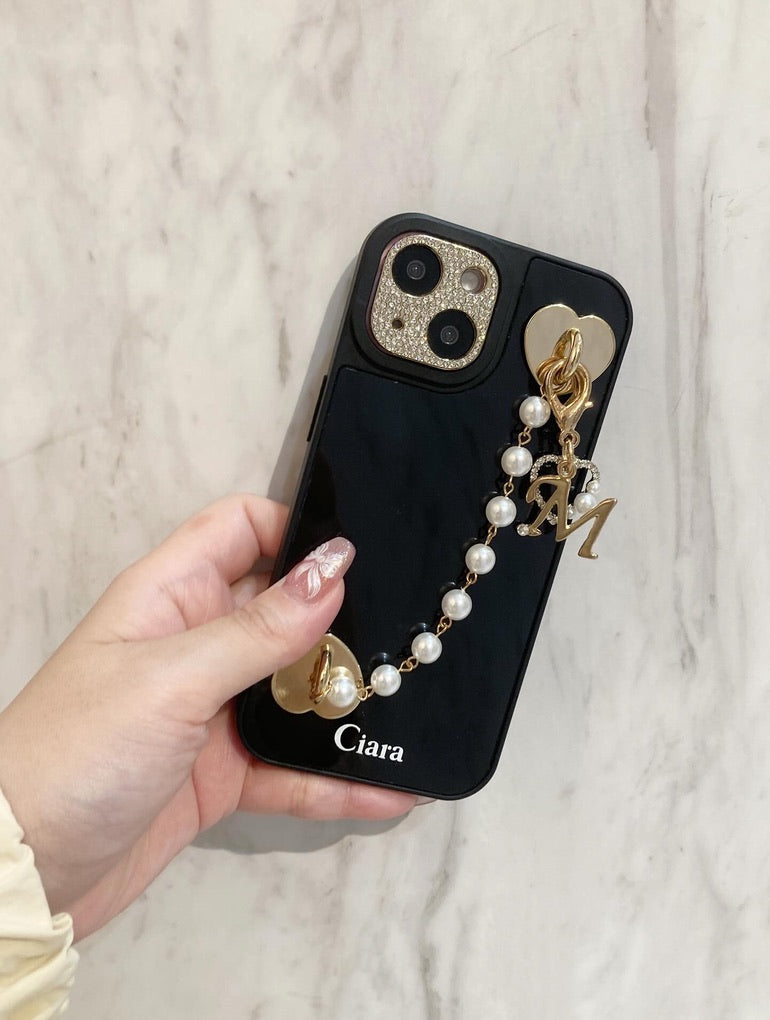 ブラックミラーゴールドチャームカスタム