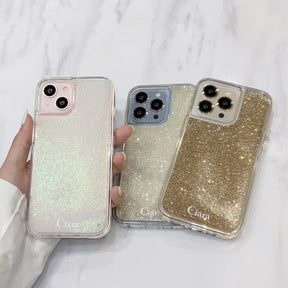 動くラメが綺麗なサンドグリッターケース！