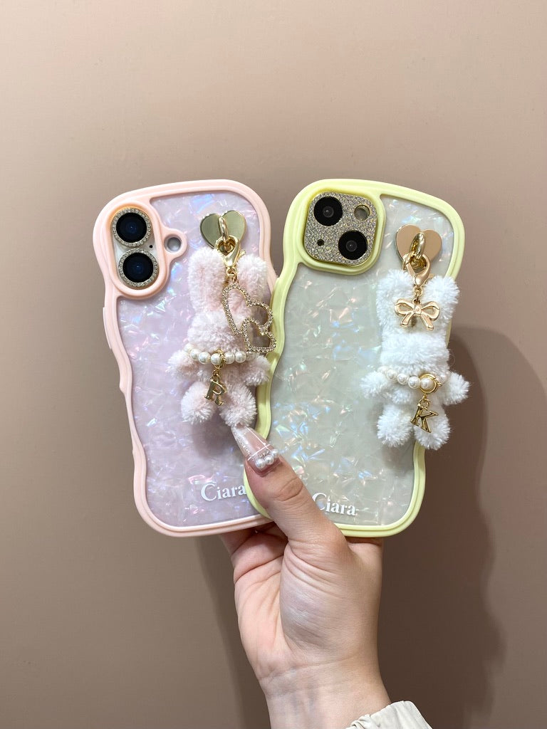 ウェーブフレームロゴクリアケース カスタム