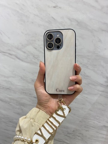 マーブル強化ガラスケースカスタム