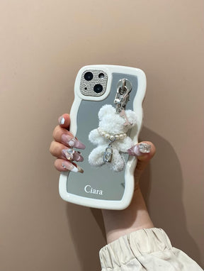 ホワイトウェーブミラーケースカスタム