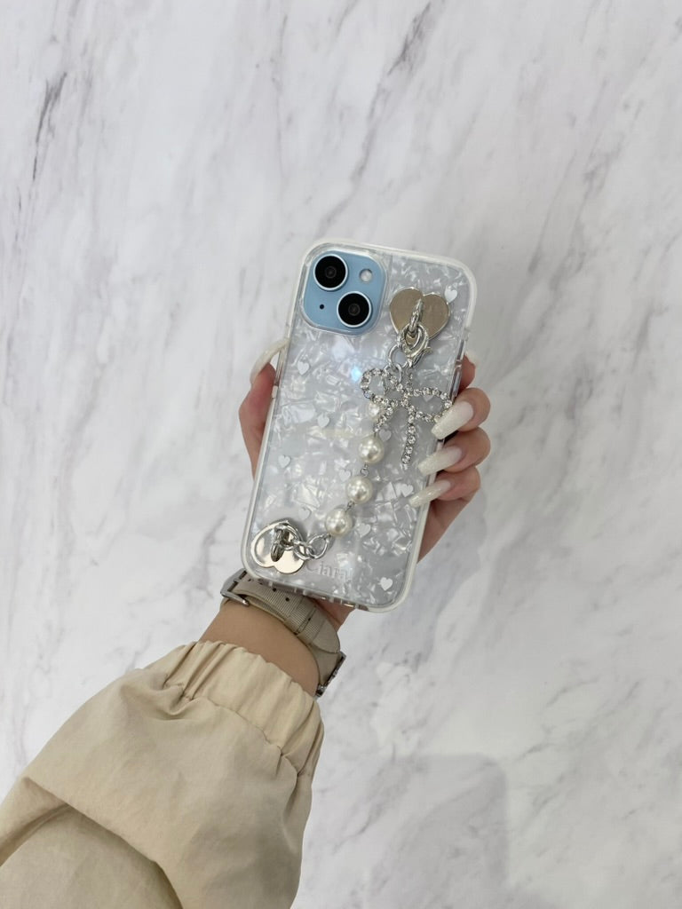 クッションバンパー 耐衝撃スウィートハートクリアケースカスタム