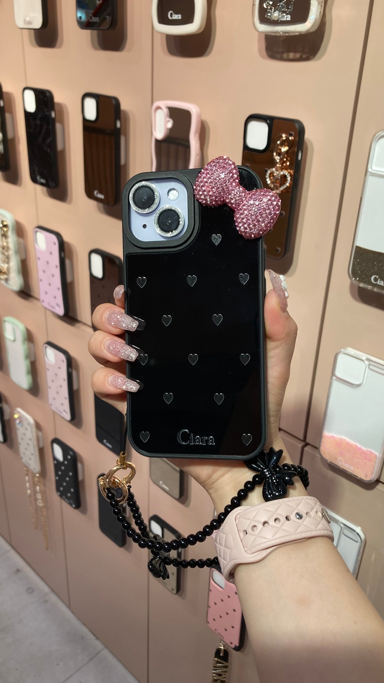 ブラックミラーバンパーケースカスタム