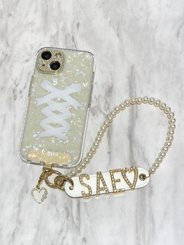 クッションバンパーレースアップリボンケースカスタム