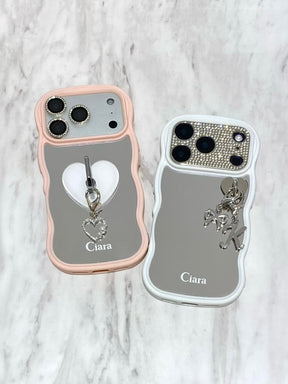 ウェーブフレームロゴクリアケースカスタム