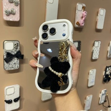 ウェーブフレームロゴクリアケースカスタム