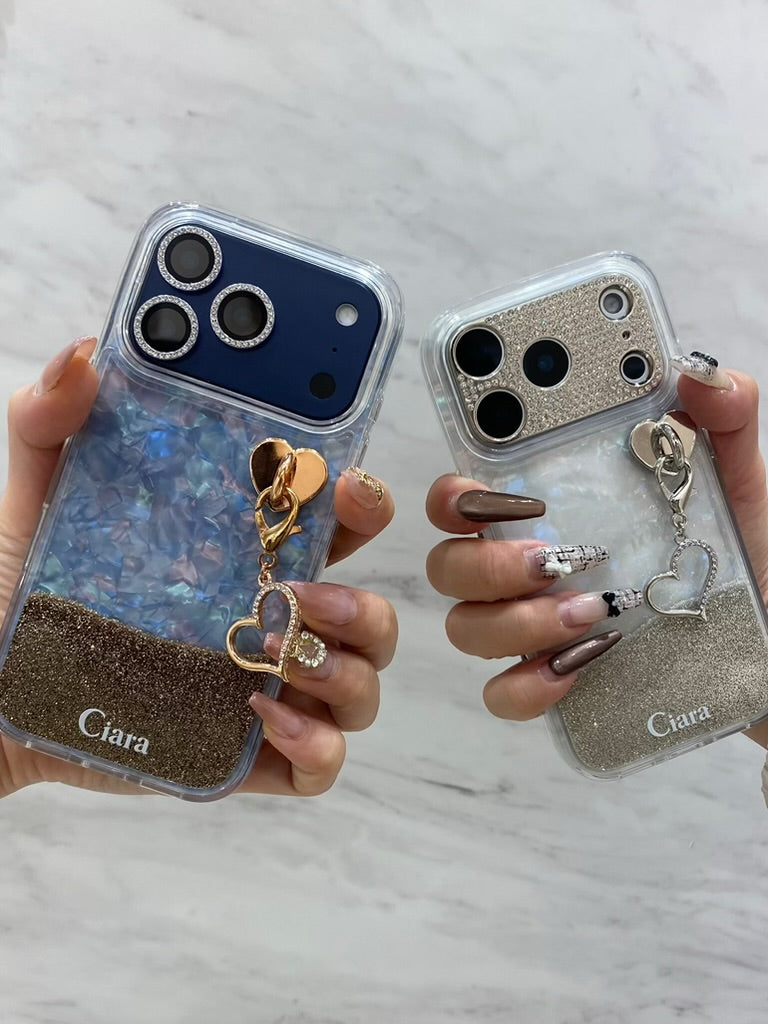 グリッター オイルロゴクリアケースカスタム