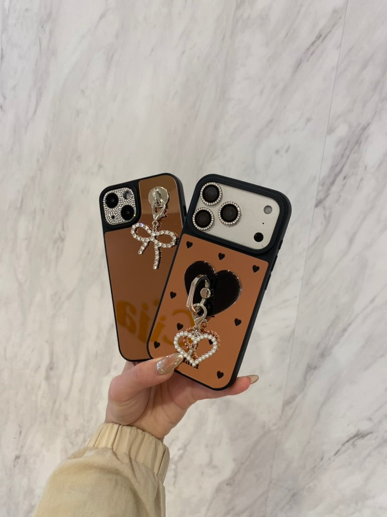 ピンクミラーケースカスタム