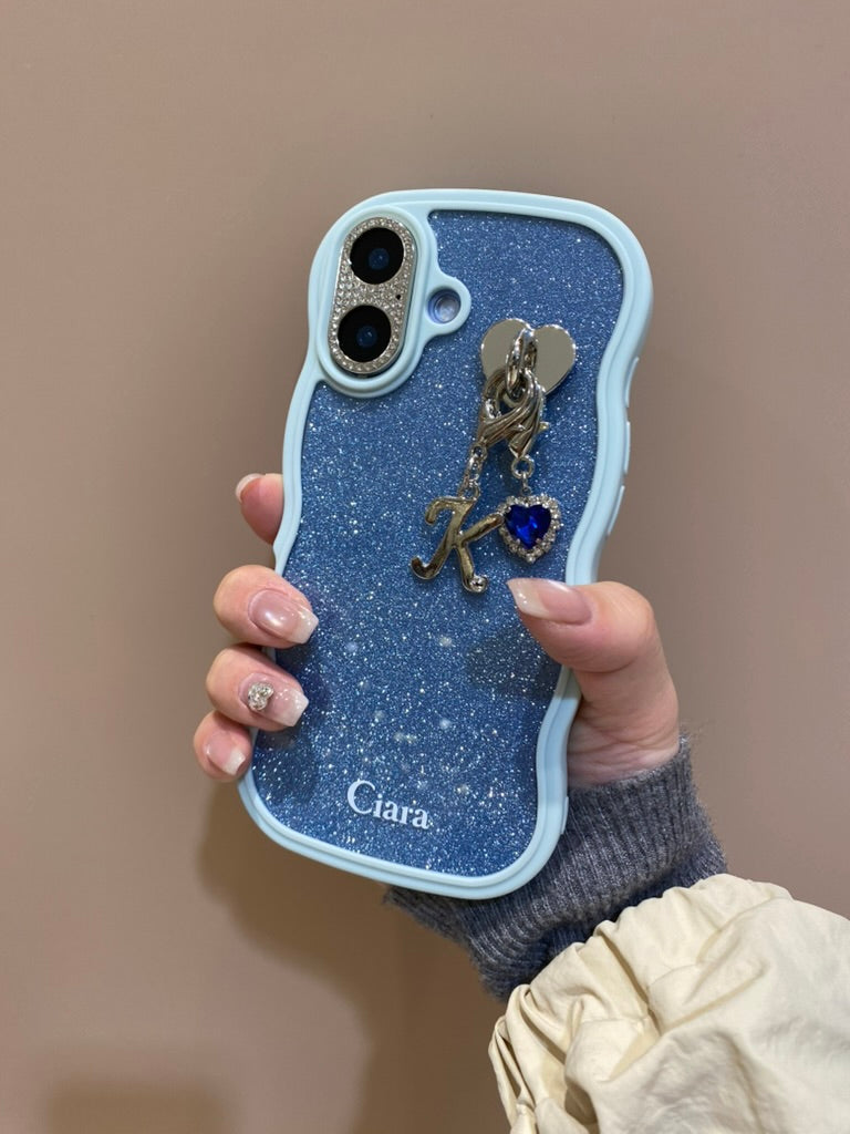 ウェーブフレームロゴクリアケースカスタム