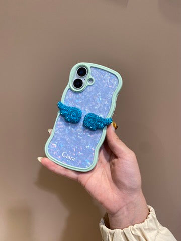 ウェーブクリアロゴケースカスタム