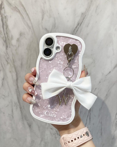 ウェーブフレームロゴクリアケースカスタム