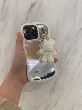 ウェーブフレームロゴクリアケースカスタム