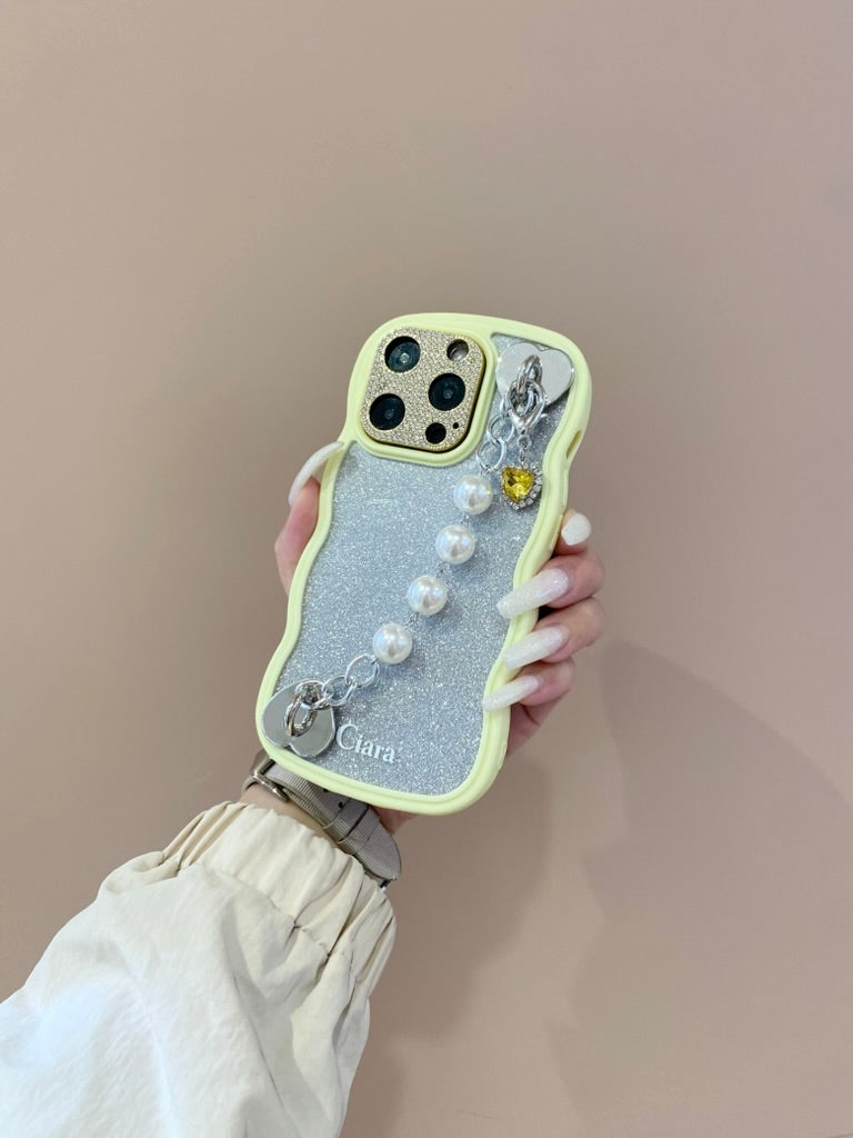 ウェーブフレームロゴクリアケース カスタム