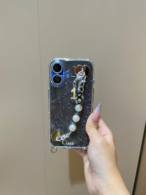 2WAYストラップロゴクリアケースカスタム