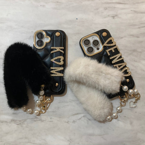 ショートファーパールストラップカスタム