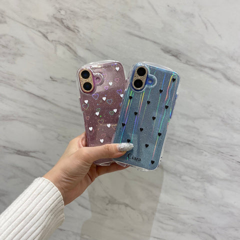 TPUグリップスウィートハートクリアケースカスタム