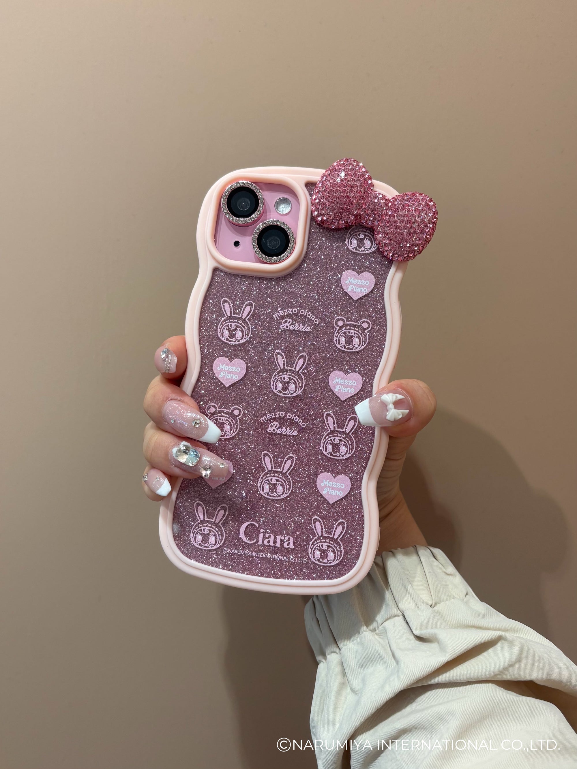 メゾピアノウェーブフレーム クリアケースカスタム