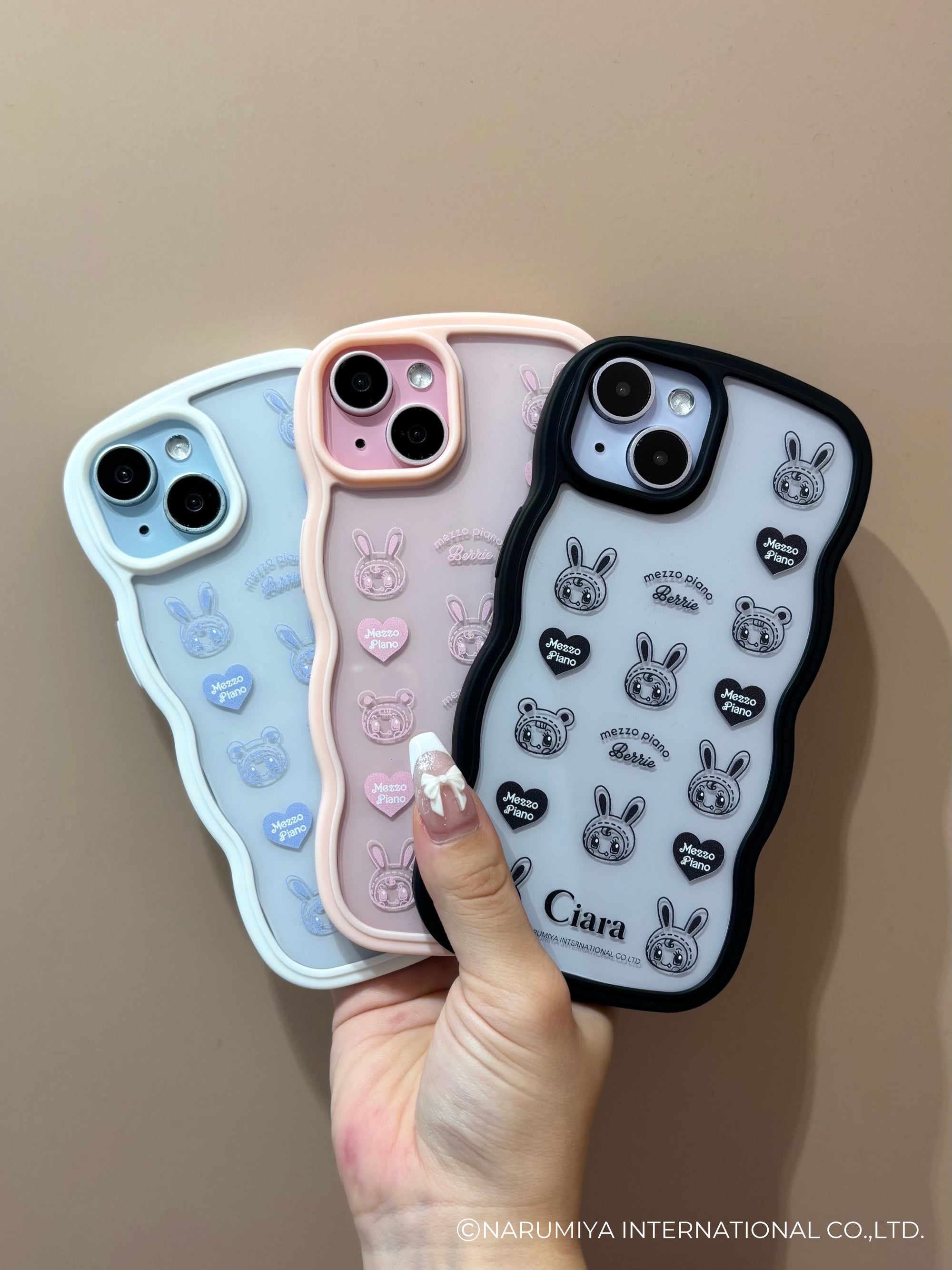 メゾピアノウェーブフレームクリアケース